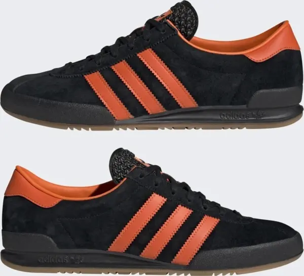 Кроссовки Adidas JEANS MKII черно-оранжевые GY7412