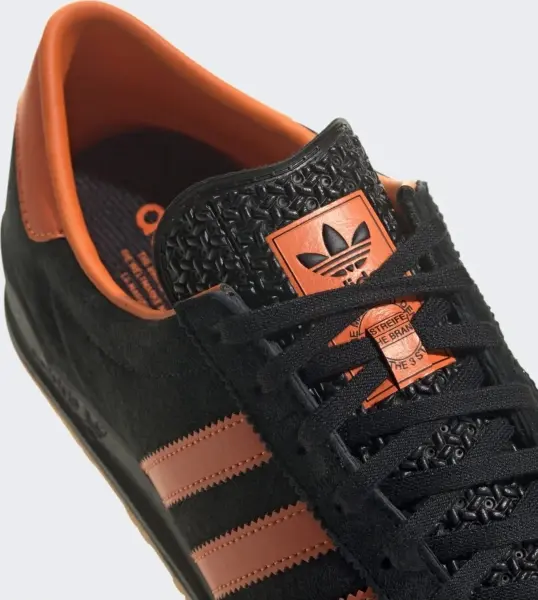 Кроссовки Adidas JEANS MKII черно-оранжевые GY7412