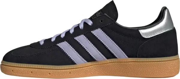 Кроссовки для гандбола женские Adidas HANDBALL SPEZIAL черно-фиолетово-серебряные JS2909