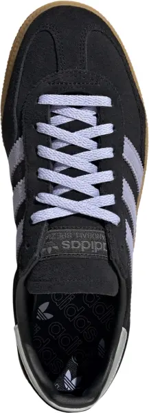 Кроссовки для гандбола женские Adidas HANDBALL SPEZIAL черно-фиолетово-серебряные JS2909