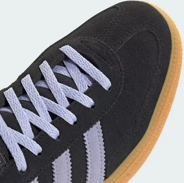 Кроссовки для гандбола женские Adidas HANDBALL SPEZIAL черно-фиолетово-серебряные JS2909
