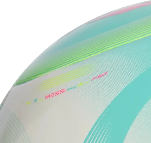 Футбольный мяч Adidas MESSI CLUB бело-голубо-салатово-розовый Размер 5 KA5267
