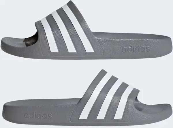 Шлепанцы Adidas ADILETTE AQUA серо-белые F35538