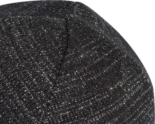 Шапка Adidas ADICOLOR CUFF KNIT GLITTER чорно-біла H35541