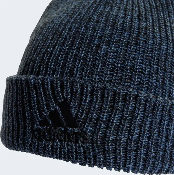 Шапка Adidas MÉLANGE BEANIE темно-синьо-чорна HL4840