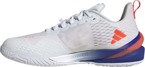 Кросівки тенісні Adidas ADIZERO CYBERSONIC біло-синьо-помаранчеві GY9634