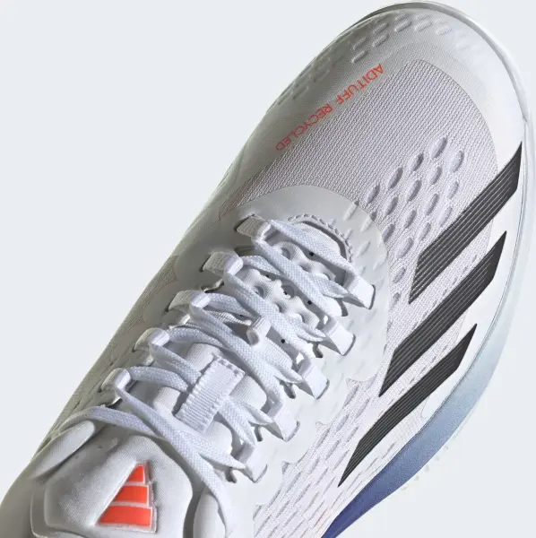 Кросівки тенісні Adidas ADIZERO CYBERSONIC біло-синьо-помаранчеві GY9634