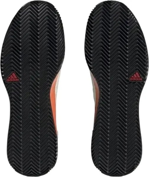 Кросівки тенісні Adidas ADIZERO UBERSONIC 4 CLAY бежево-оранжево-блакитні HQ5930
