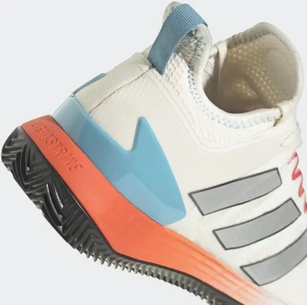 Кросівки тенісні Adidas ADIZERO UBERSONIC 4 CLAY бежево-оранжево-блакитні HQ5930