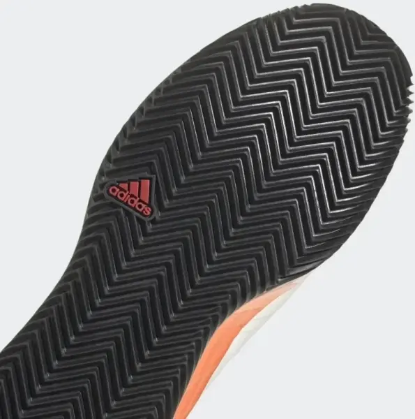 Кросівки тенісні Adidas ADIZERO UBERSONIC 4 CLAY бежево-оранжево-блакитні HQ5930