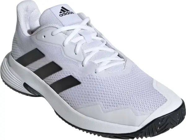 Кроссовки теннисные Adidas COURTJAM CONTROL бело-черные GW2984