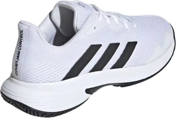Кроссовки теннисные Adidas COURTJAM CONTROL бело-черные GW2984