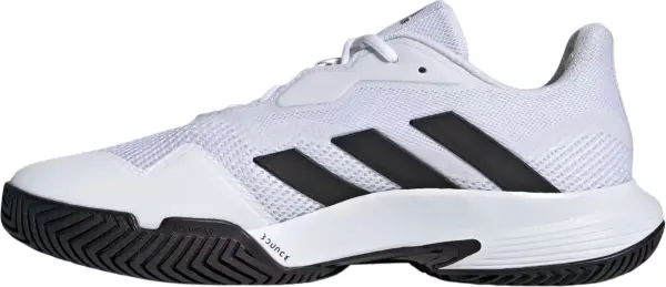 Кроссовки теннисные Adidas COURTJAM CONTROL бело-черные GW2984
