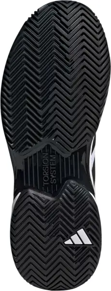 Кроссовки теннисные Adidas COURTJAM CONTROL бело-черные GW2984