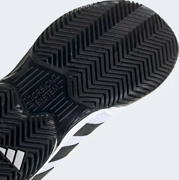 Кроссовки теннисные Adidas COURTJAM CONTROL бело-черные GW2984