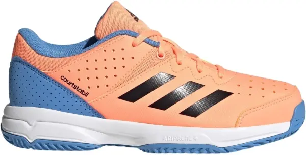 Кросівки тенісні дитячі Adidas COURT STABIL оранжево-блакитні GX3760
