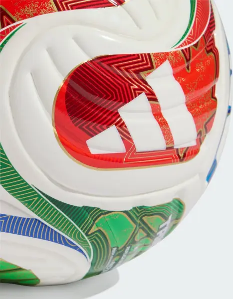 Сувенірний футбольний м'яч Adidas FIFA WORLD CUP 26™ TRIONDA MINI біло-синьо-зелено-червоний Розмір 1 JD8034