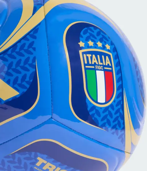 Футбольный мяч Adidas TRIONDA ITALY HOME CLUB сине-золотой Размер 5 JY0248
