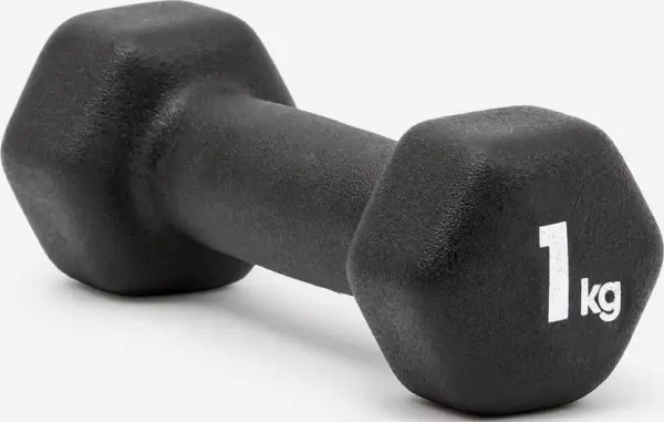 Гантели Adidas DUMBBELLS черные (2 х 1,0 кг) ADWT-11401-NL