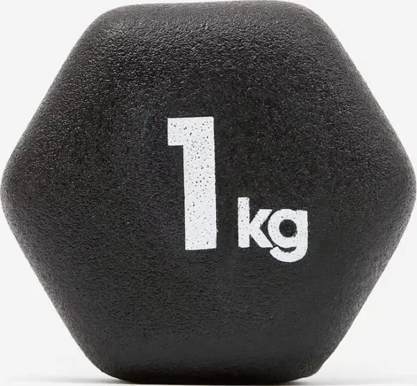 Гантели Adidas DUMBBELLS черные (2 х 1,0 кг) ADWT-11401-NL