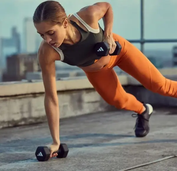 Гантели Adidas DUMBBELLS черные (2 х 2,0 кг) ADWT-11402-NL