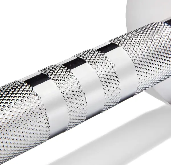 Гантель наборная Adidas ADJUSTABLE CHROME DUMBBELL серебряная (5,0 кг) ADWT-11400