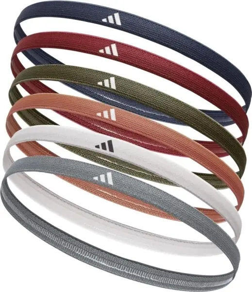 Пов'язки на голову Adidas HAIRBANDS 6PK різнокольорові (6 штук) ADAC-16181