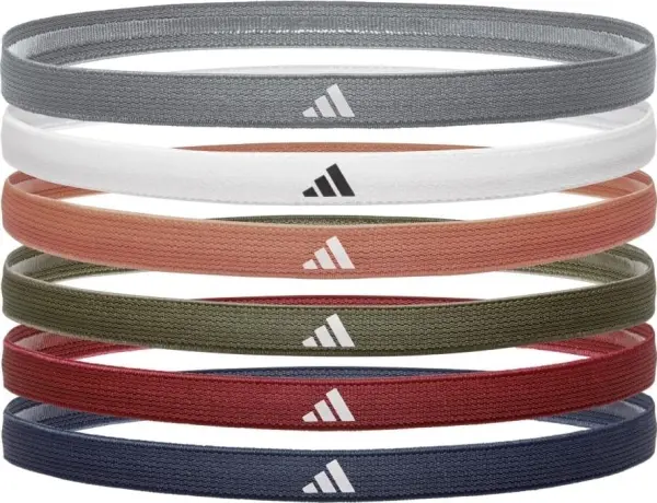 Пов'язки на голову Adidas HAIRBANDS 6PK різнокольорові (6 штук) ADAC-16181
