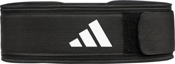 Пояс для важкої атлетики Adidas ESSENTIAL WEIGHTLIFTING BELT чорний (82,5 - 92 см) ADGB-12254-NL