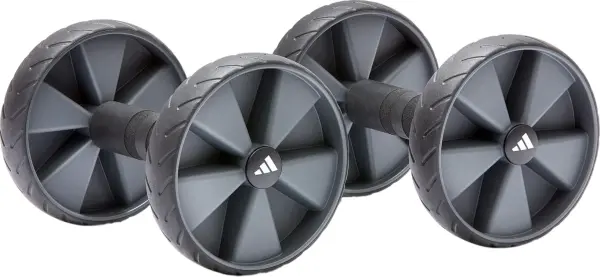 Ролики для преса Adidas CORE ROLLERS чорно-темно-сірі ADAC-11604GR