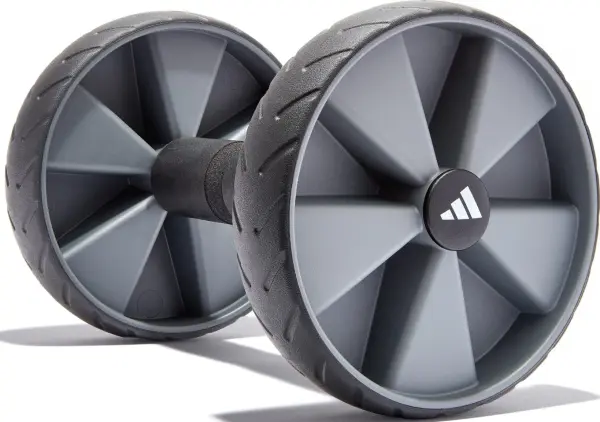 Ролики для преса Adidas CORE ROLLERS чорно-темно-сірі ADAC-11604GR