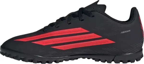 Сороконожки (шиповки) детские Adidas F50 CLUB TF черно-красные JS1490