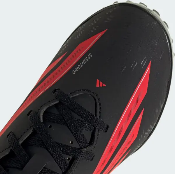 Сороконожки (шиповки) детские Adidas F50 CLUB TF черно-красные JS1490