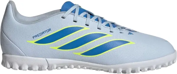 Сороконожки (шиповки) детские Adidas PREDATOR CLUB TF голубо-сине-салатовые JS0366