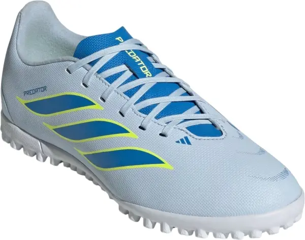 Сороконожки (шиповки) детские Adidas PREDATOR CLUB TF голубо-сине-салатовые JS0366