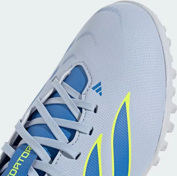 Сороконожки (шиповки) детские Adidas PREDATOR CLUB TF голубо-сине-салатовые JS0366