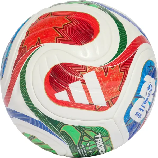 Футбольний м'яч Adidas FIFA WORLD CUP 26 TRIONDA PRO біло-червоно-зелено-синій Розмір 5 JD8021