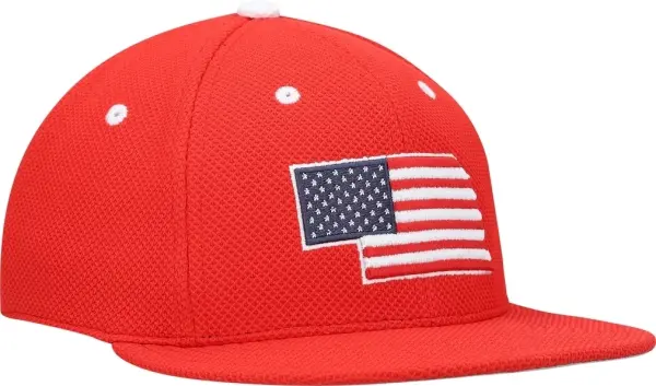 Кепка Adidas NEBRASKA HUSKERS FITTED MESH красно-белая GS4774