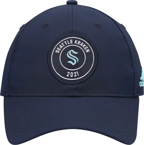 Кепка Adidas SEATTLE KRAKEN TEAM SLOUCH ADJ темно-синяя HN2193