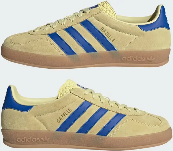 Кеди Adidas GAZELLE INDOOR жовто-сині JH5406