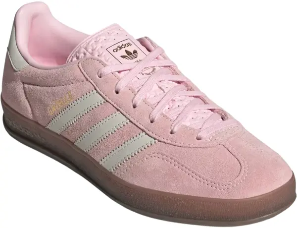 Кеди жіночі Adidas GAZELLE INDOOR світло-рожево-білі JI2716
