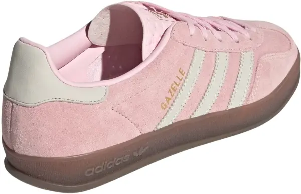 Кеди жіночі Adidas GAZELLE INDOOR світло-рожево-білі JI2716
