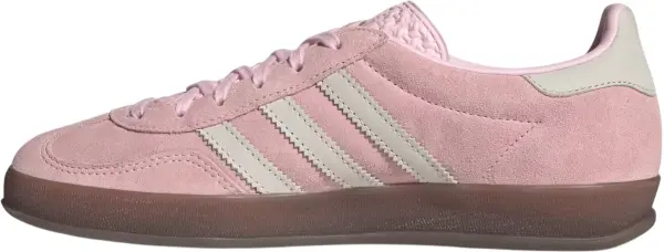 Кеди жіночі Adidas GAZELLE INDOOR світло-рожево-білі JI2716