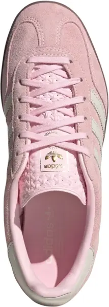 Кеди жіночі Adidas GAZELLE INDOOR світло-рожево-білі JI2716