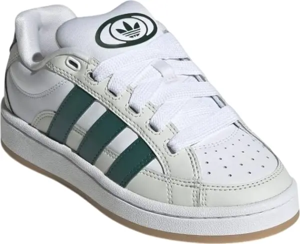Кроссовки детские Adidas CAMPUS 00S BETA бело-темно-зеленые JQ7394