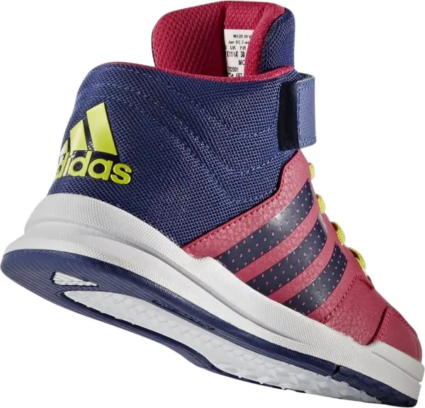 Кросівки дитячі Adidas JAN BS 2.0 MID червоно-темно-синьо-жовті AQ6812