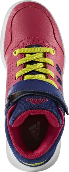 Кросівки дитячі Adidas JAN BS 2.0 MID червоно-темно-синьо-жовті AQ6812