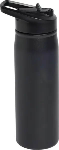 Пляшка для води Adidas METAL BOTTLE STRAW 600 мл чорна KV8999