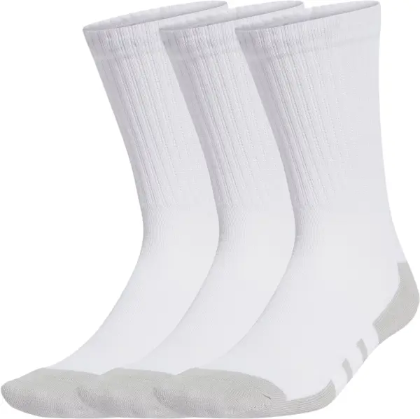 Носки Adidas ESSENTIALS CLIMACOOL CREW 3P белые (3 пары) JD9571