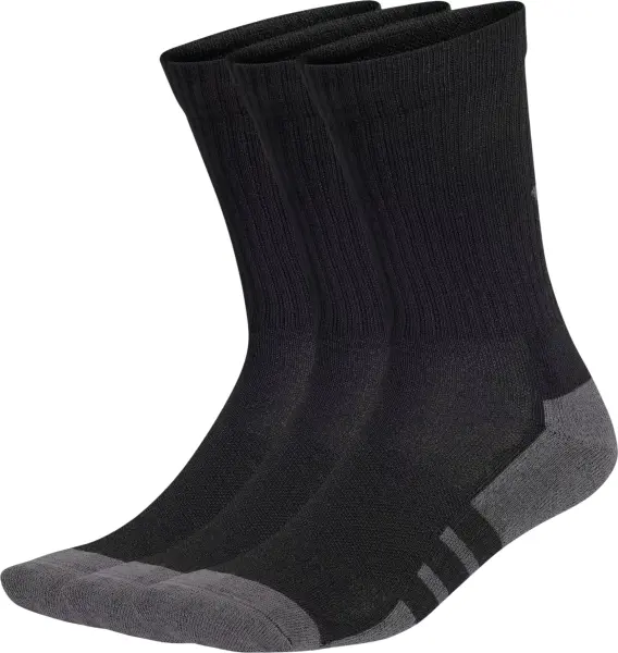 Носки Adidas ESSENTIALS CLIMACOOL CREW 3P черные (3 пары) JC6455